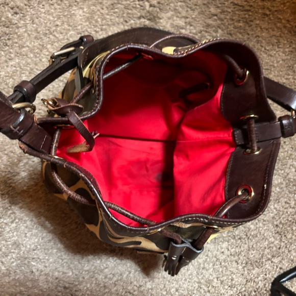 Diann Burke shoulder bag this purse is 10 inches across and 10 1/2 inches high - Picture 3 of 3